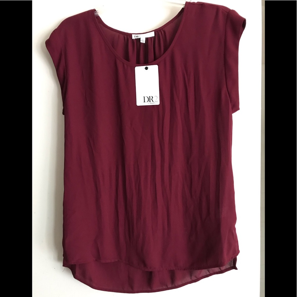 DR2 Sleeveless Burgundy Top